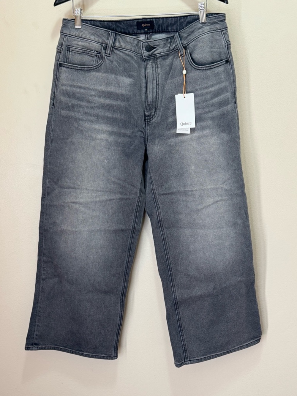 NWT Quince Wide Leg Jeans